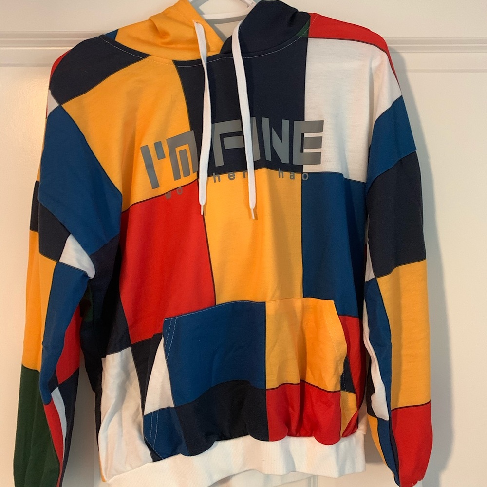 “I’M FINE” Medium-Sized Hoodie